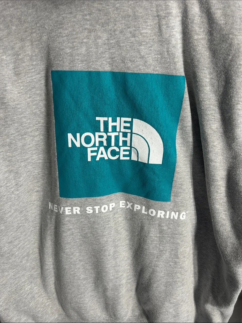 The North Face light gray